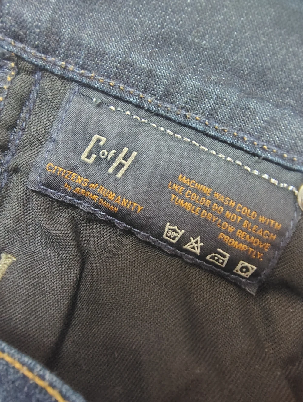 Citizens Of Humanity Hutton Mid Rise Wide Leg Jeans Women's 30 Retro Y2K Vibes - Picture 9 of 14